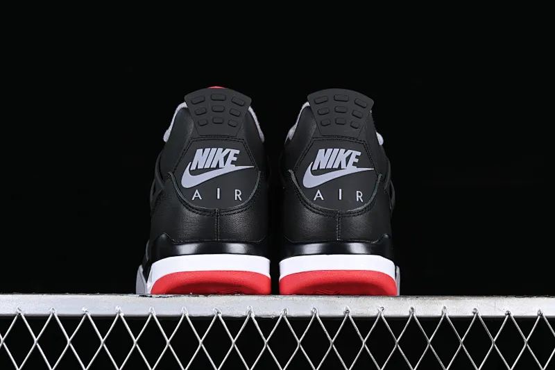 All categories Air Jordan Jordan series basketball shoes Air Jordan 4 LJR version Air Jordan 4 Retro "Bred Reimagined" AJ4 Joe 4 black red FV5029-006